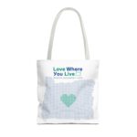 Love Where You Live Tote Bag - Eco-Friendly for Everyday Adventures