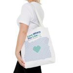 Love Where You Live Tote Bag - Eco-Friendly for Everyday Adventures