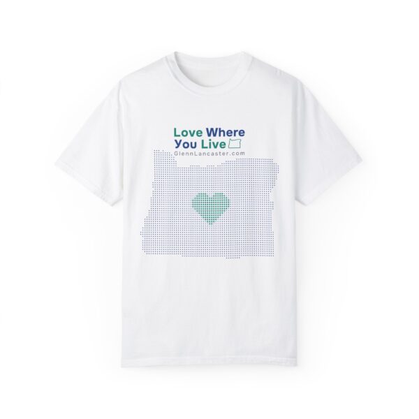 Love Where You Live Unisex T-Shirt - Heart Design