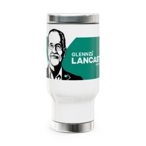 Stainless Steel Travel Mug with Handle, 14oz